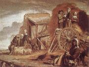 Louis Le Nain The Cart or Return from Haymaking oil painting on canvas